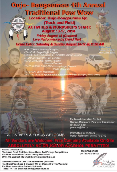 Oujé Bougoumou pow-wow 2014